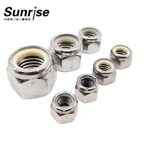 White Nylon Insert Nut