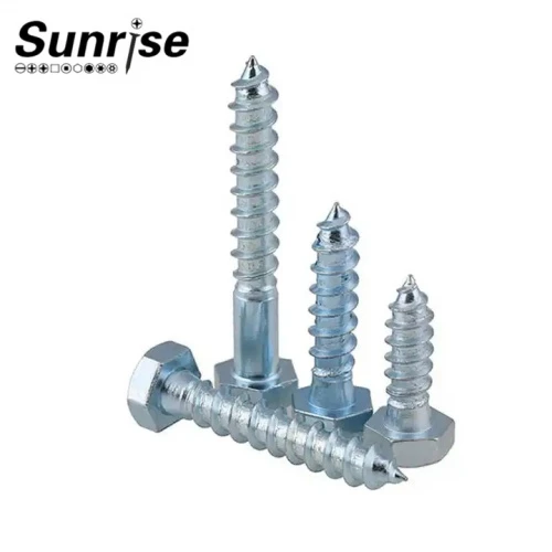 External Hexagon Pointed Tail Self Tapping Wood Screw 4