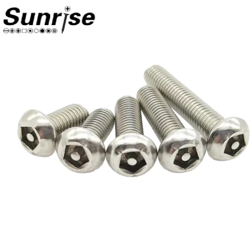 SS304/316 Anti-Diebstahl-Sicherheits-Pentagon-Penta-Antriebs-Flachrundkopfschraube